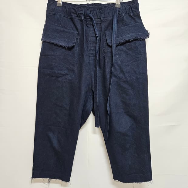 M 다미르도마 7부 데님 배기팬츠