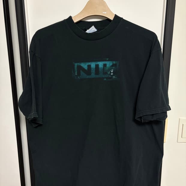 [XL] 90s 빈티지 NIN 밴드티 nothing