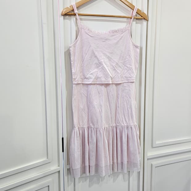 레이어드 끈원피스