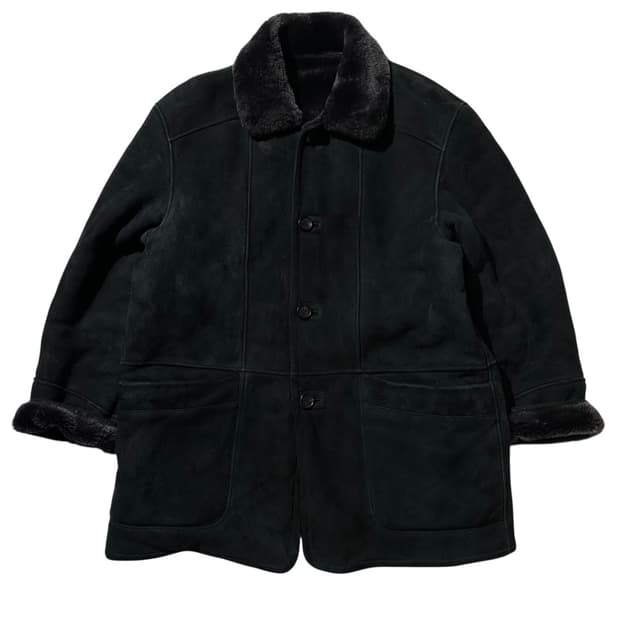 입생로랑 램스킨 시어링 무스탕 싱글 자켓