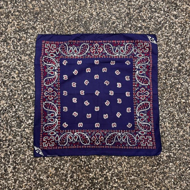 빈티지 페이즐리 반다나 (49x49cm) 