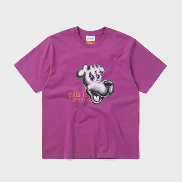 디스이즈네버댓 TNT Dog Tee Magenta