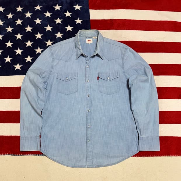 리바이스 샴브레이셔츠 Levi’s Chambray Shirt [L]빈티지
