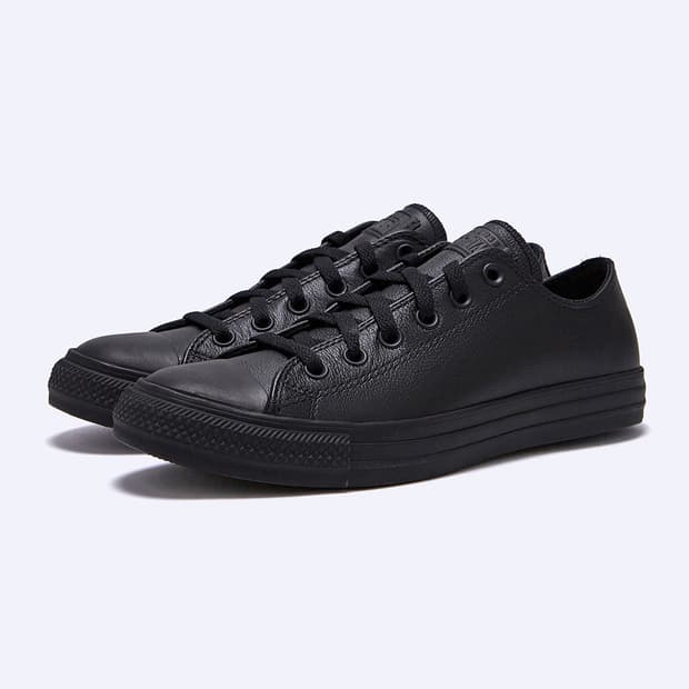 컨버스 척테일러 올블랙 레더