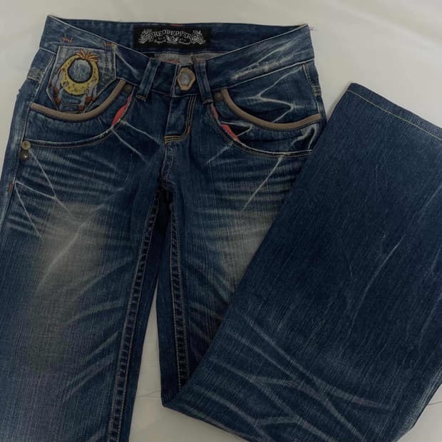 Red Pepper 레드페퍼 로우라이즈 부츠컷 데님 팬츠