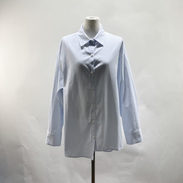 simplicity 여성캐쥬얼셔츠 루즈 스트라이프 F