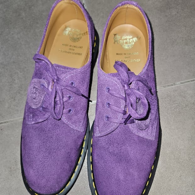 닥터마틴 1461 스웨이드 퍼플 (uk7)