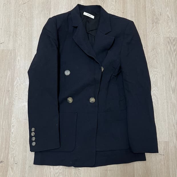 한섬 시스템 여성 모직 더플 블레이저 자켓 82-94-160 