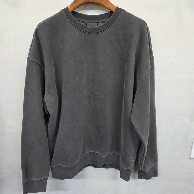 소버먼트 피그먼트 맨투맨 차콜 m