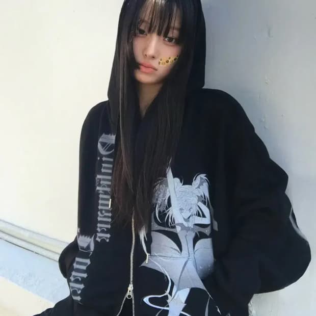 러브이즈트루 캐캐체 후드집업