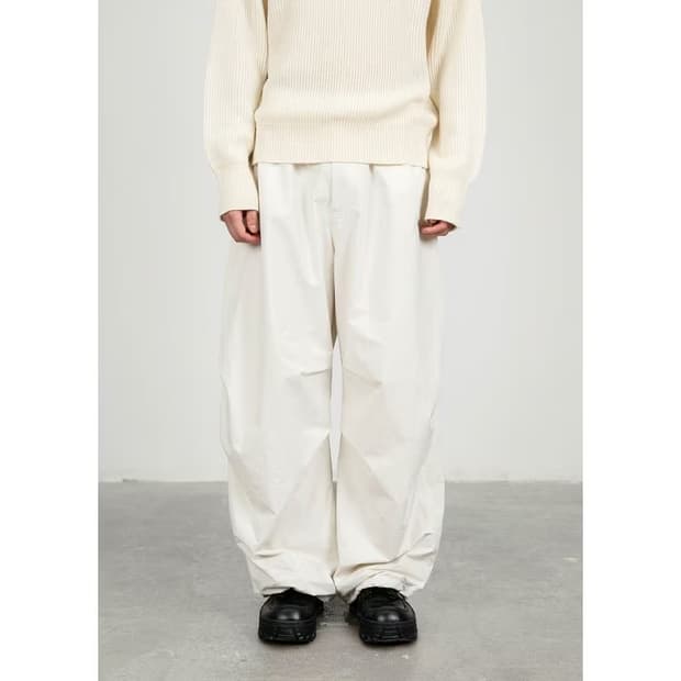 아모멘토 cotton nylon fatigue pants 퍼티그 팬츠 m