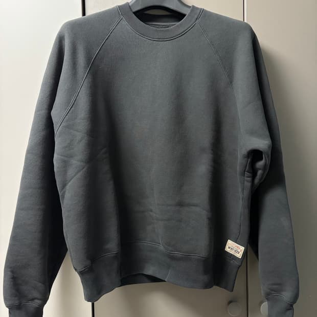 스투시 릴렉스 크루넥 (Washed Black) M사이즈