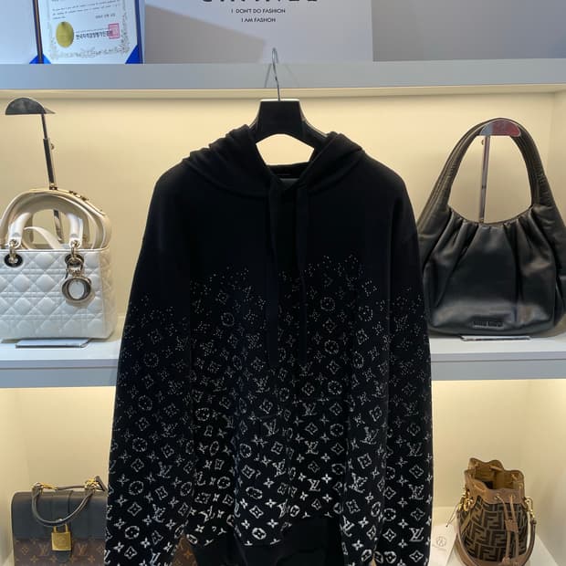 [정품/XL] 루이비통 모노그램 후드티