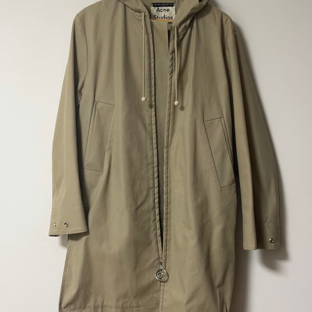 아크네 스튜디오 후드 트렌치 코트 [3]
