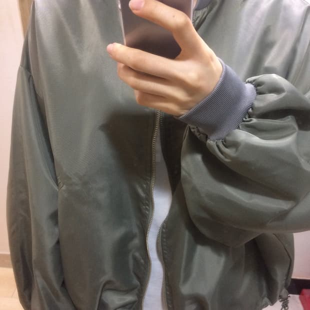 연카키 블루종 바람막이