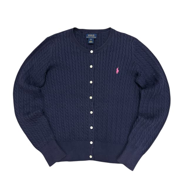 폴로 우먼스 케이블 니트 가디건(18)