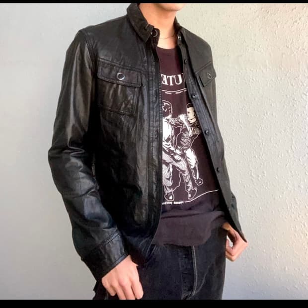 빈티지 레더자켓