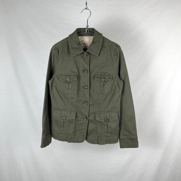 밀리터리 자켓 카키자켓