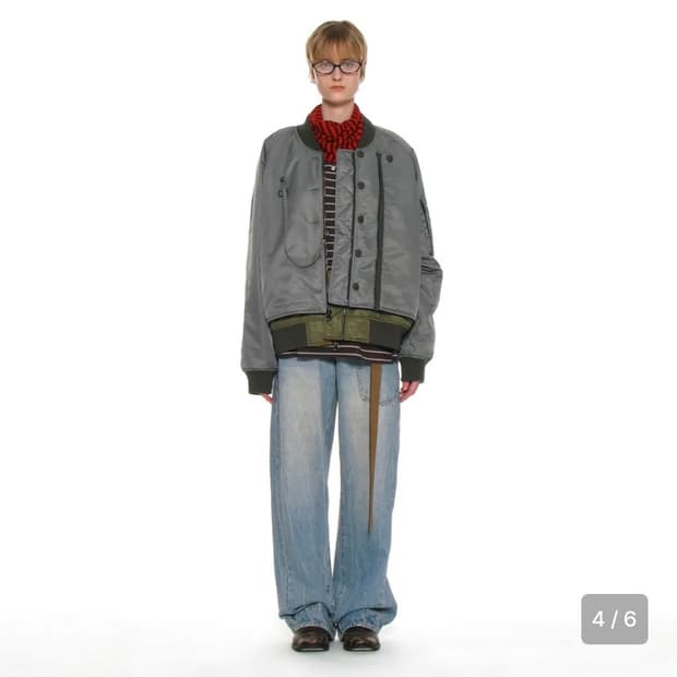 파르티멘토우먼 MA-1 봄버 자켓 카키