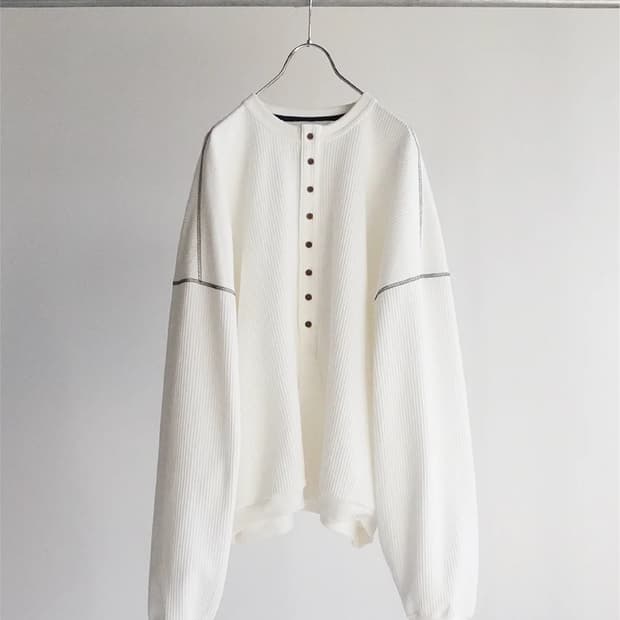 안셀름 코튼립 크루넥 스웨트