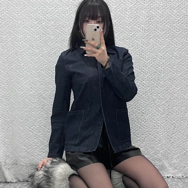 에스피비 빈티지 모던 시크 캐주얼 슬림핏 데님자켓 3 C10360