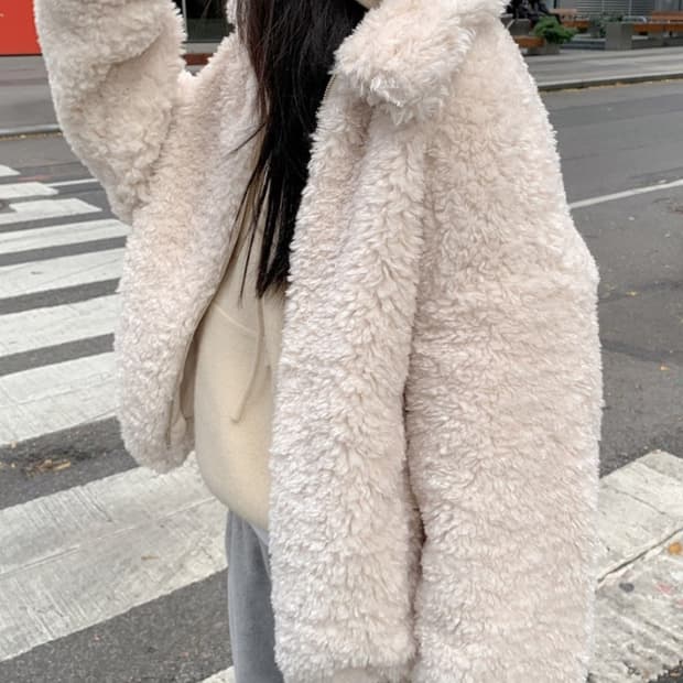 헤이그 폴라베어집업 아이보리