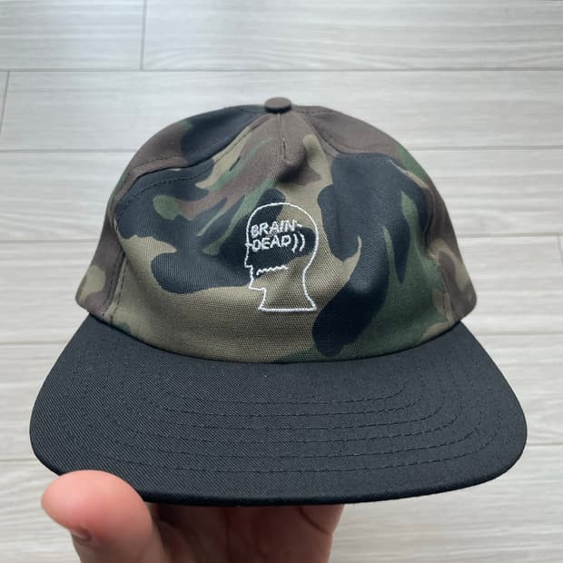 brain dead 브레인데드 카모 캡 cap