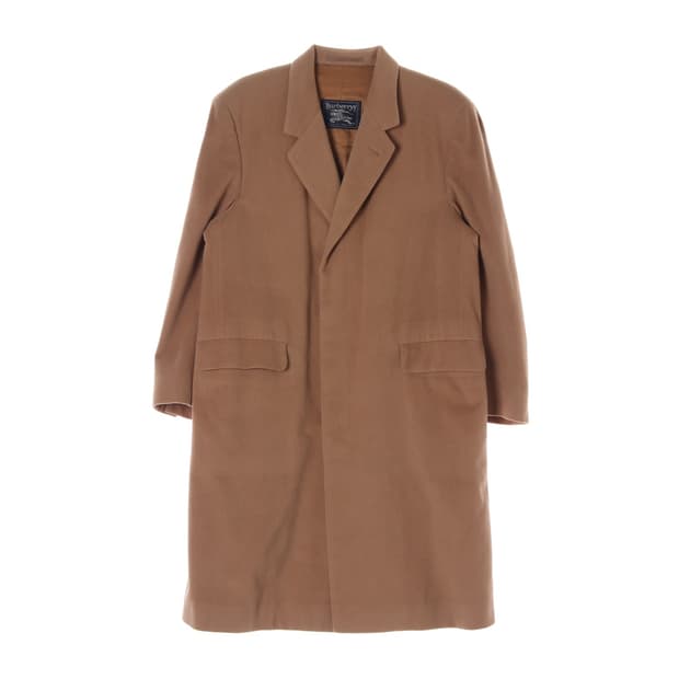 [L]버버리 카멜 울100% 롱 싱글브레스티드코트
