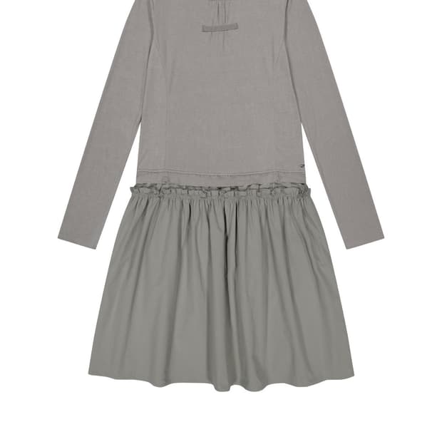 코이세이오 2WAY SHIRRING ONE PIECE 라이트카키