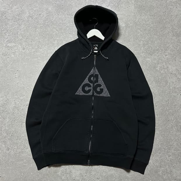 나이키 ACG 엠브로이드 블랙 후드집업