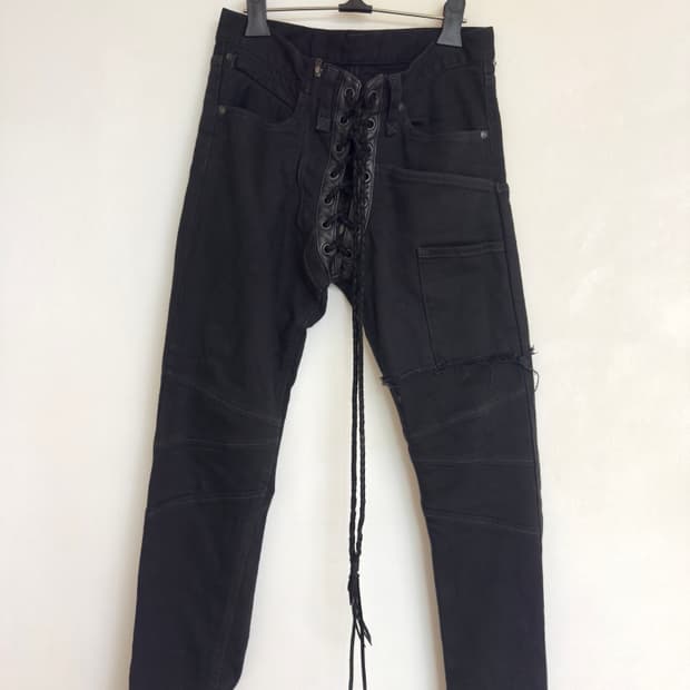 If six was nine lace up jeans 30