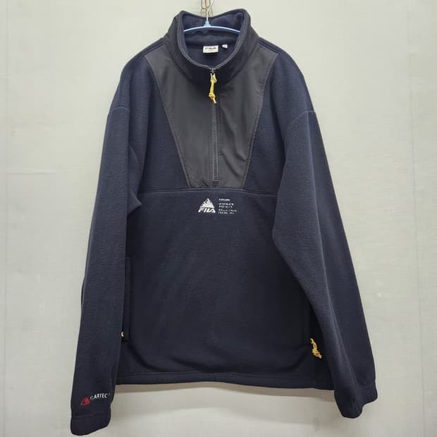 휠라 FILA 후리스 스트링 반집업 L(XL)