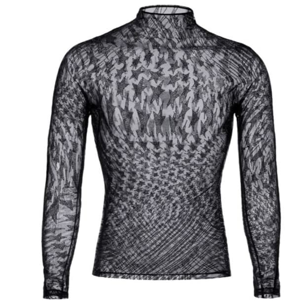 H&M 뮈글러 스톤 메쉬 남성 긴팔티