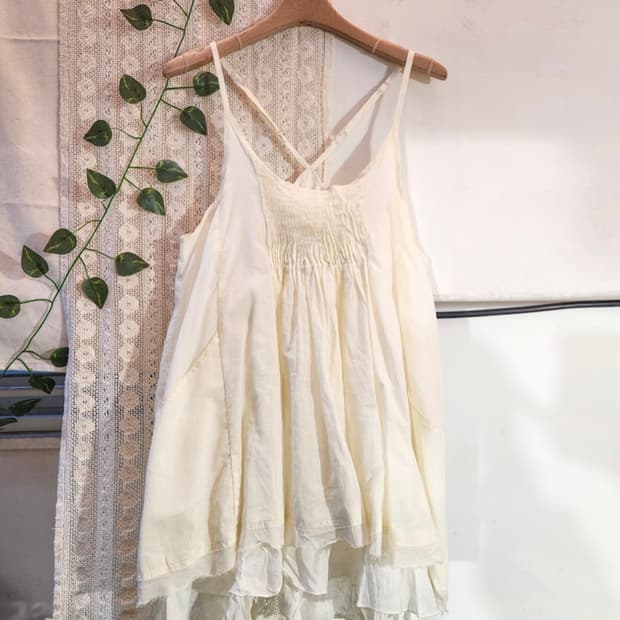 레이어드 포켓 뷔스티에