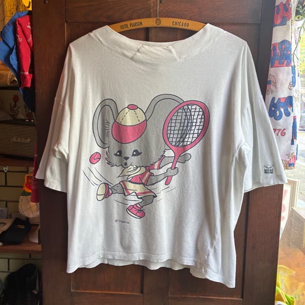 80’s Trigema Tennis Mouse Graphic Tee