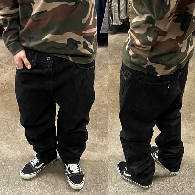 90s 리바이스505 오렌지탭 블랙진 (37)