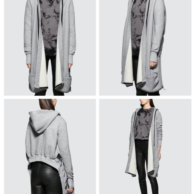 [UNRAVEL PROJECT] 언라벨프로젝트 오픈 케이프 후드집업