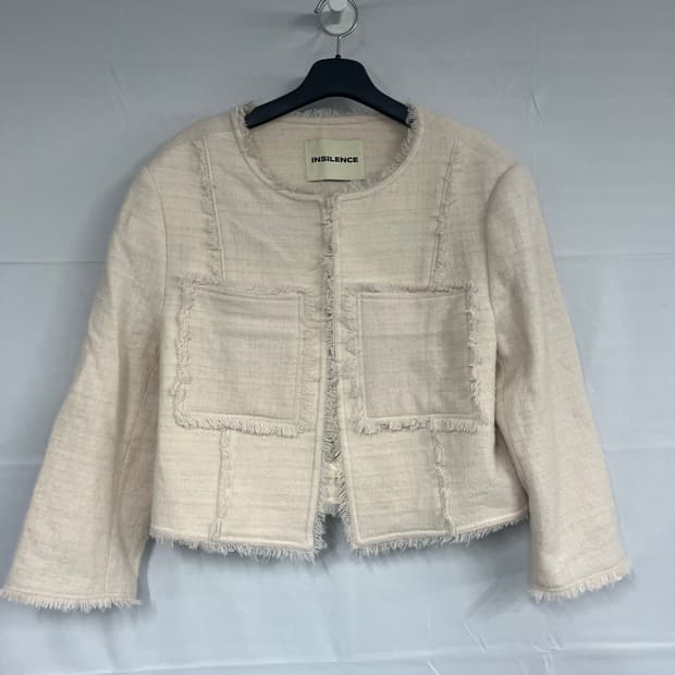 인사일런스 트위드 자켓 여성 오버사이즈 M