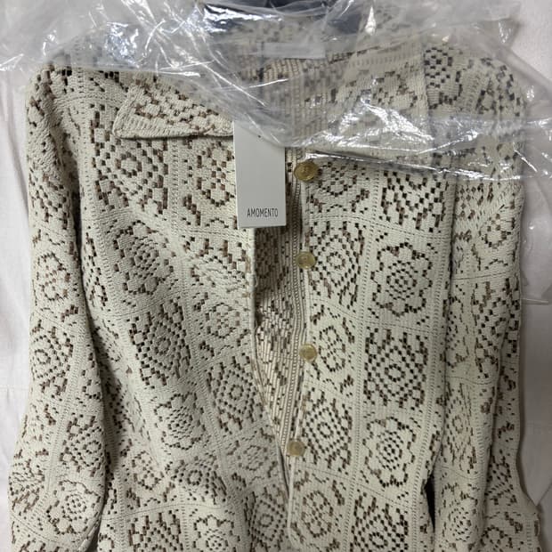 아모멘토 크로쉐 자켓