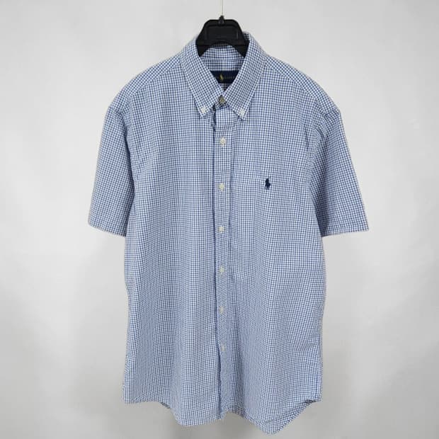 100 POLO 폴로 랄프로렌 체크 반팔 셔츠