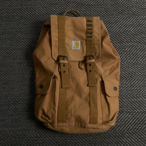 90s 칼하트 USA 오리지날 트램프 캔버스 백팩o 3566