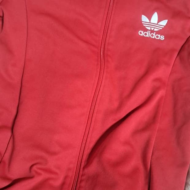 아디다스 Y2K 유로파 슬림핏 레드 져지