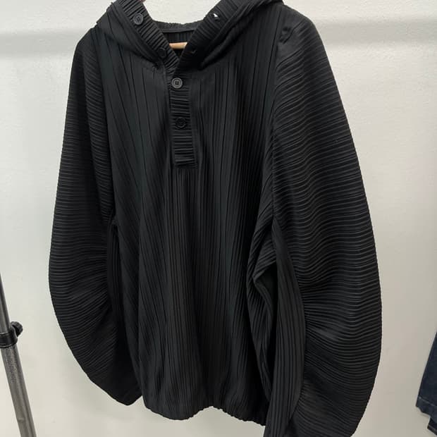 여) 킴스어패럴 플리츠 오버 후드