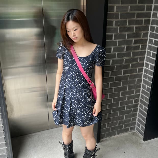 Jill Stuart 질스튜어트 도트 드레스