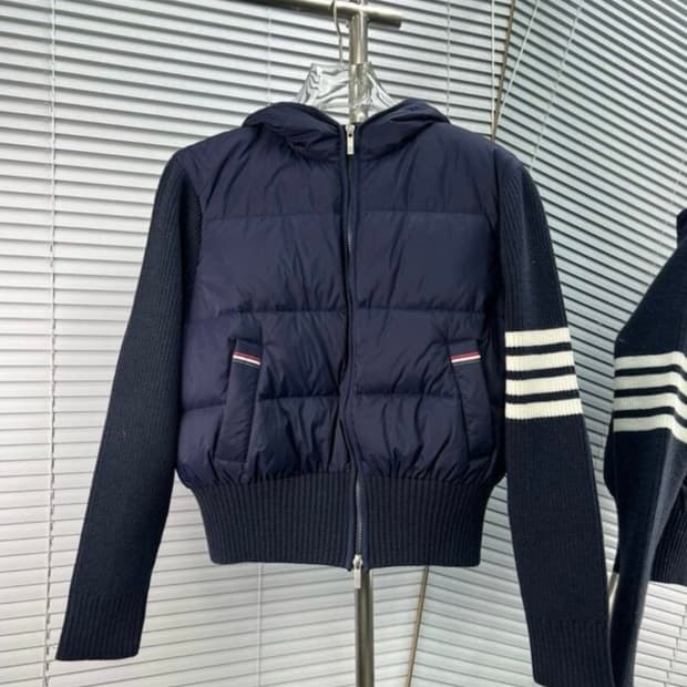 톰브라운 st 니트 후드 패딩