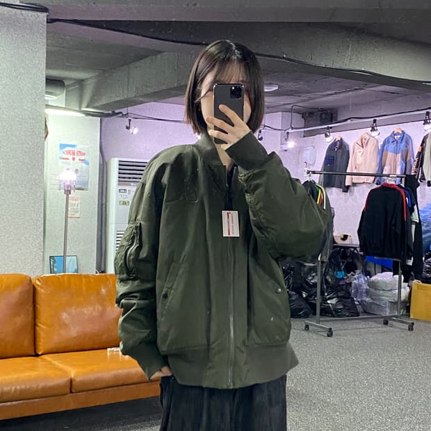 나이키 퓨추라 카키 카모플라쥬 리버시블 자켓 B4514