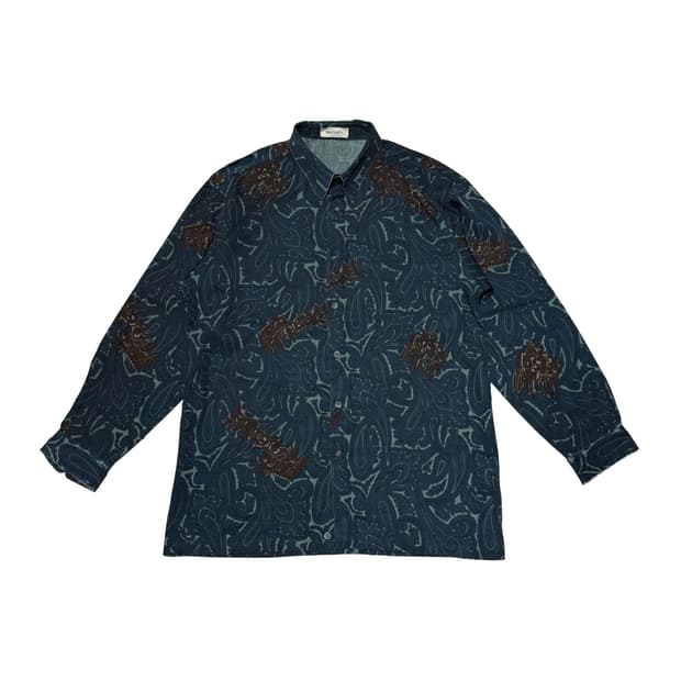 Sozi 소지 일본 빈티지 페이즐리 셔츠