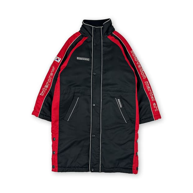 인터크루 사이드라인 롱 파카 (표기 140)