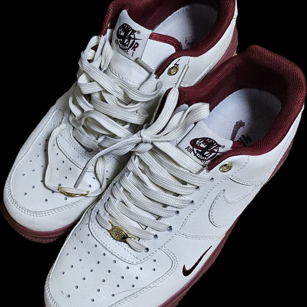 나이키 에어포스1 40주년 조인포스 팀레드 265