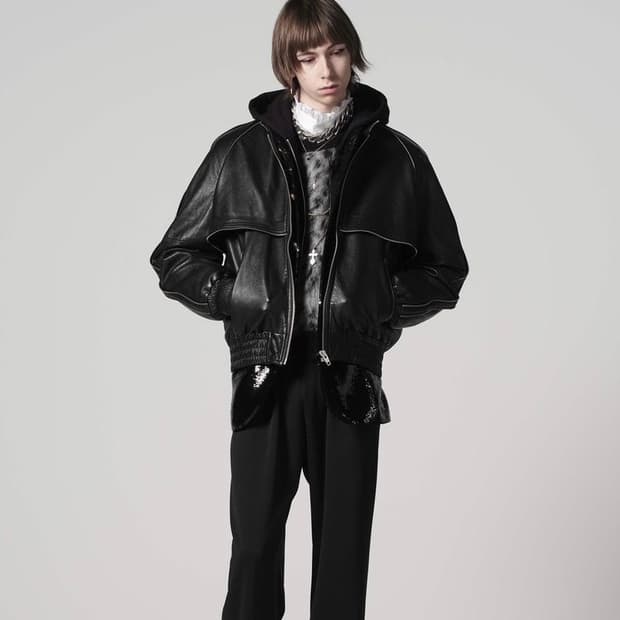 셀린느 FW21 지퍼 레더 자켓